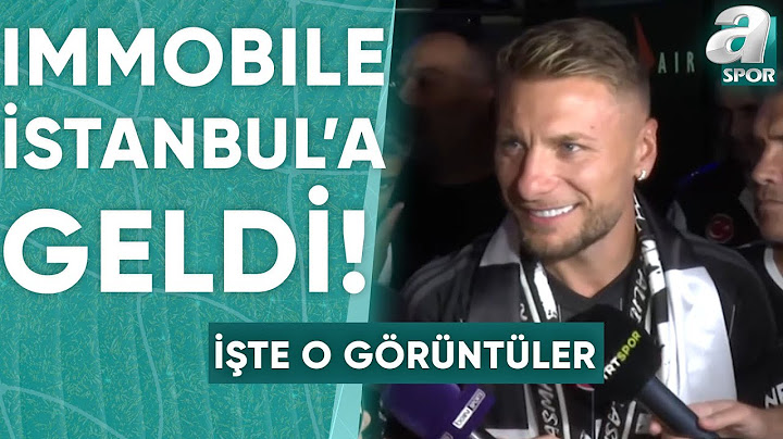 Ciro Immobile Beşiktaş İçin İstanbul'a Geldi! İşte O Görüntüler / A Spor / Son Sayfa / 13.07.2024