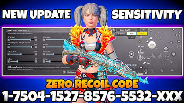 NEW UPDATE 4.1 🔥BEST SENSITIVITY CODE + CONTROL SETTINGS BGMI/PUBG MOBILE