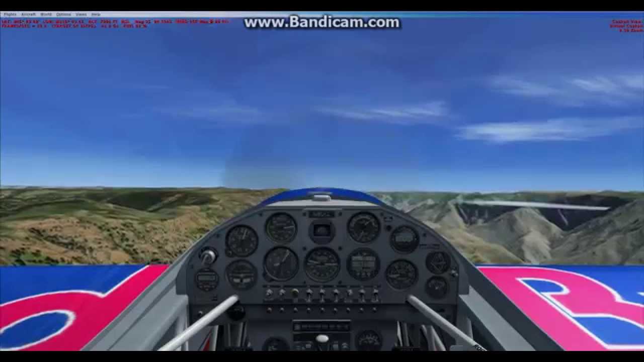 FSXse extra 300s 25u airport landing near hells canyon