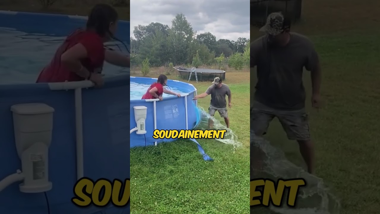 Ils ont dit au revoir à la piscine