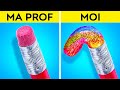 COMMENT CACHER DES BONBONS EN CLASSE || Trucs et Astuces Incroyables Par 123 Go Like!