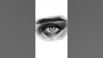 Sketching eye in Sketchbook app #digitalart #ipadair5 #drawing