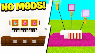 MINECRAFT BEDROCK : 2 MACHINES You Didn&#39;t Know You Could Build in Minecraft! (NO MODS!)