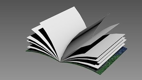 Modeling 3d open book in 3d max