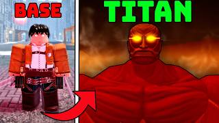 Obtaining COLOSSAL SERUM in Attack on Titan Revolution (Roblox)