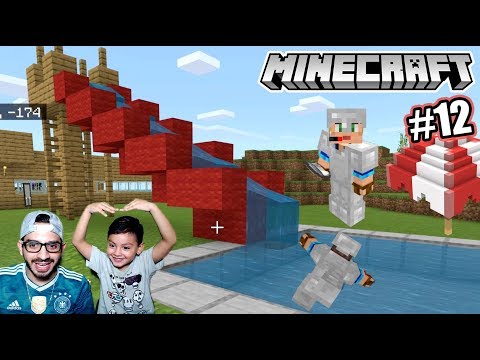 Tobogan en Mi Casa de Minecraft | Piscina en Minecraft Survival | Juegos Karim Juega