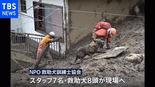 熱海土石流 発生から６日目・・・救助犬の活動を阻む壁