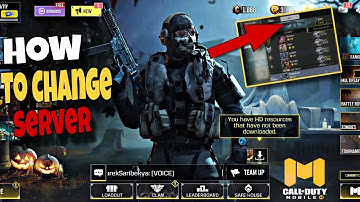 HOW TO CHANGE SERVER IN COD MOBILE | SELECT ASIA SERVER IN CODM | 2023