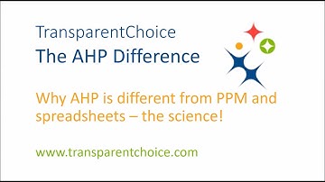 Why AHP is different  -  the science