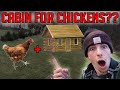 Building A Log Cabin for My Chickens!!! Part 1