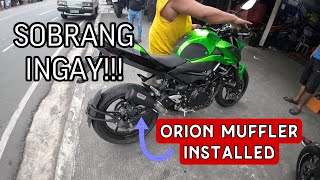 (2024) ORION MUFFLER SHOP | KATE SLIP-ON EXHAUST ON KAWASAKI Z400 FOR ONLY 7000 PESOS