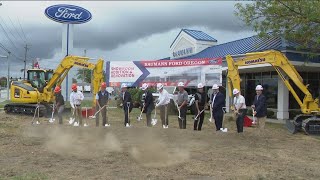 Baumann Auto Group holds groundbreaking for new office, showroom