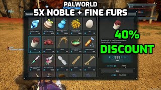 Palworld: Noble + Fine Furs Passive Traits | 40% Discount from Merchants | Sakurajima Update