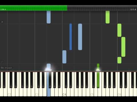 Piano tutorial: Jon Brion - Eternal Sunshine of the Spotless Mind Theme (Syntehsia)
