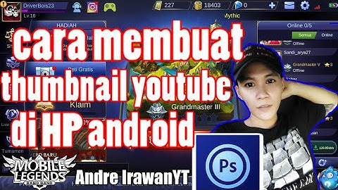 Cara membuat thumbnail youtube di hp