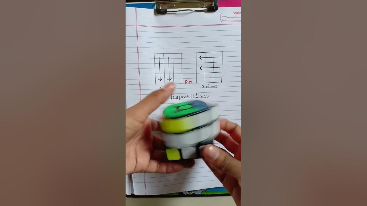 rubik's cube magic trick solve...#shorts