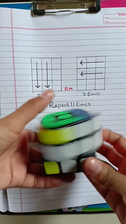 rubik's cube magic trick solve...#shorts