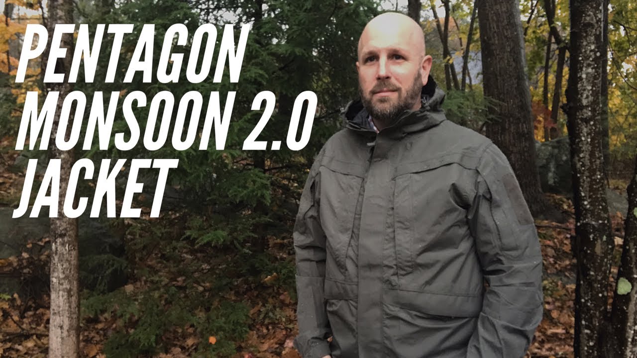 Pentagon Monsoon 2.0 Jacket: Rain Shell, Outer Layer for the Cool Weather