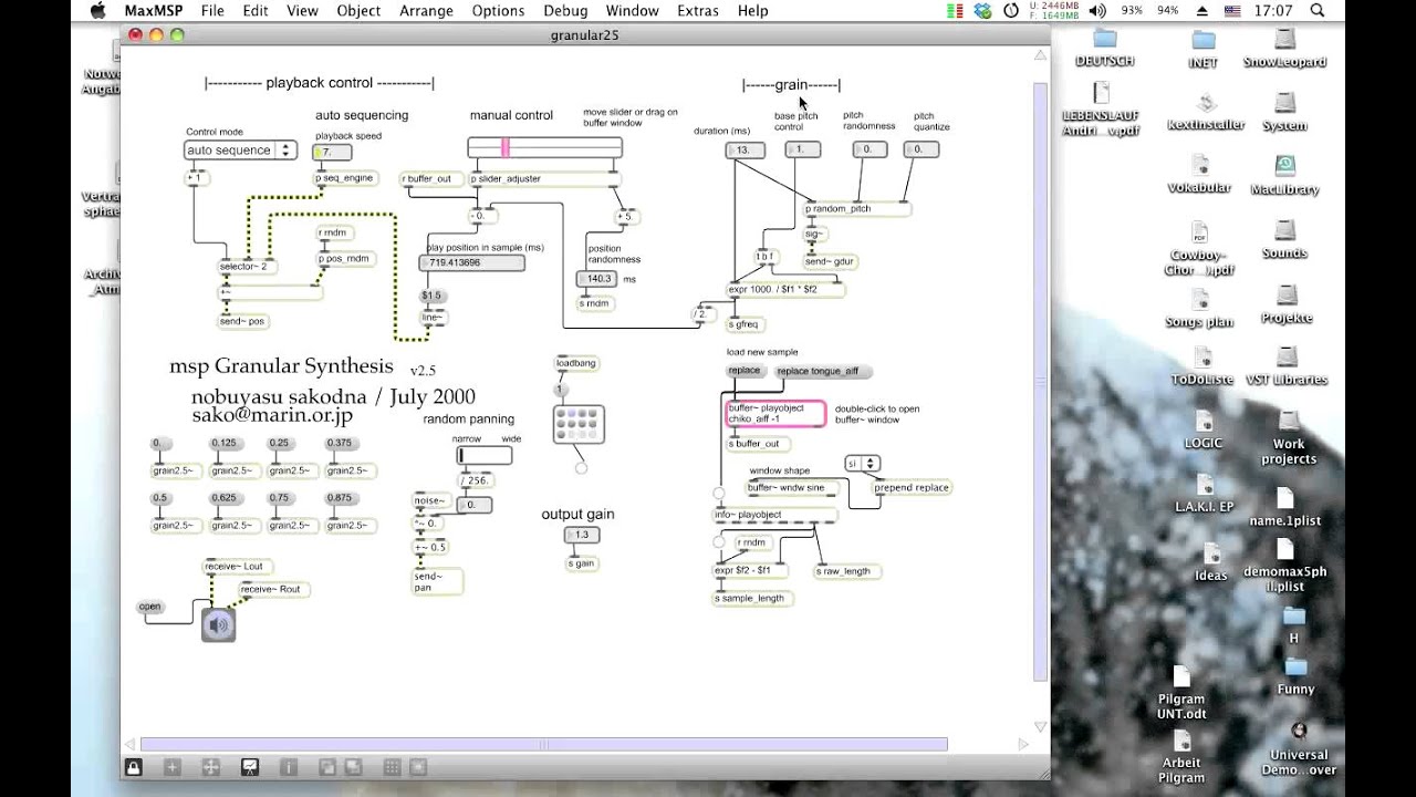 granular synthesis max msp granular synthesis max msp