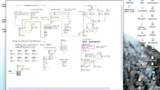 Max/MSP nobuyasu sakonda Granular synthesis patch