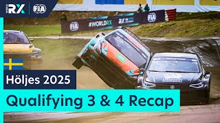 Qualifying 3 & 4 Recap | World RX of Sweden 2025