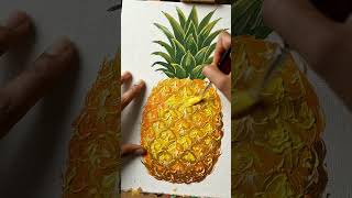 Realistic Ai painting of pineapple so satisfying art |🍍 So Satisfying You Won’t Scroll
