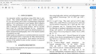 REMOVAL OF OCULAR ARTIFACTS FROM EEG DATA USING RLS-ICA ALGORITHM
