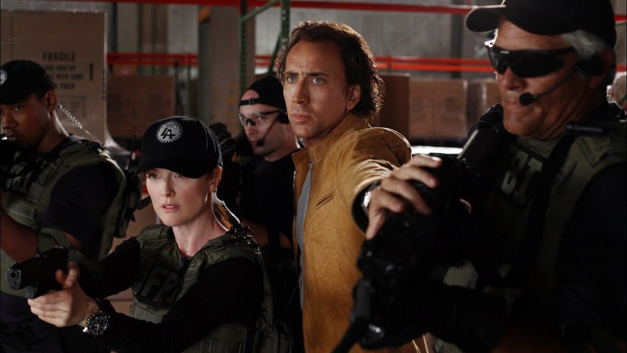 Николас Кейдж в фильме Пророк 2007 - YouTube