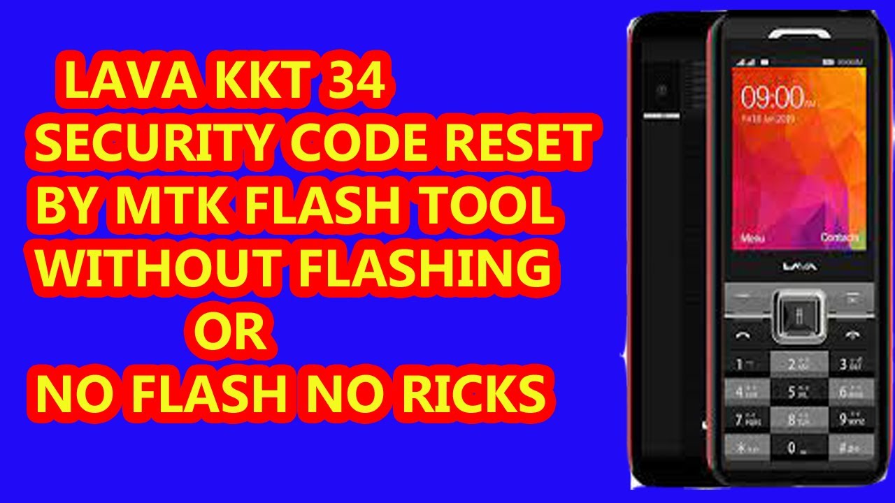 LAVA KKT34 security code reset/MTK cpu password unlock/lava phone password format/by Jeman creation