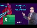 WRAPCOLS AND WRAPROWS