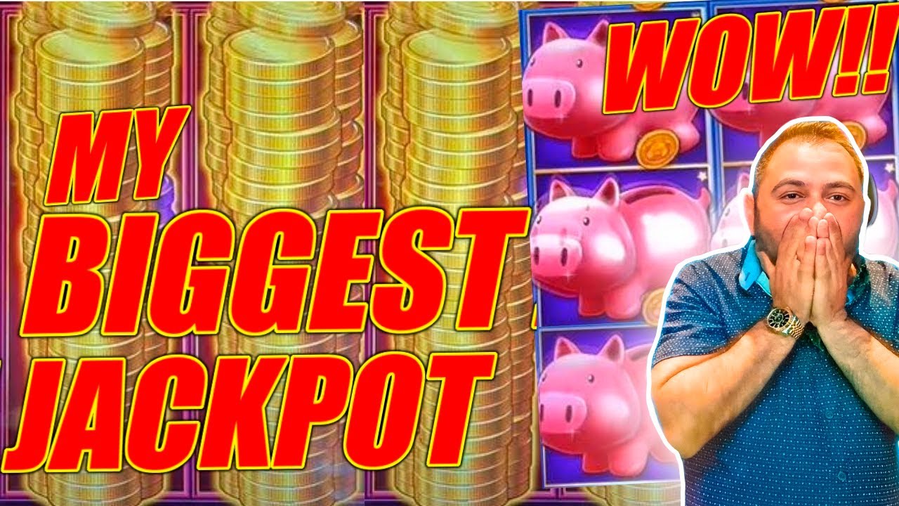 MY BIGGEST JACKPOT EVER ON PIGGY BANKIN OMG MASSIVE WIN THIS WAS INSANE!!!