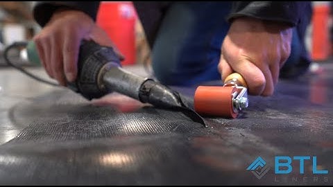 How to Weld a Seam with a Heat Gun on a Pond Liner