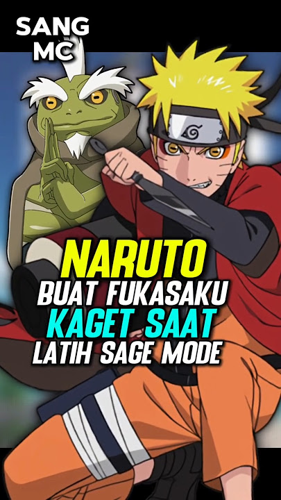 Fukasaku Kaget Melatih Sage Mode, Baka Naruto😹 #naruto #fukasaku #gamakichi #gunungmyoboku