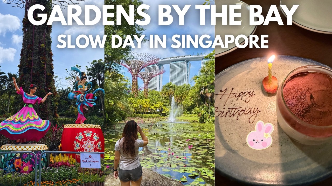 Сады у залива перед китайским Новым годом | Неспешный день в Сингапуре и уличная еда от ресторано...