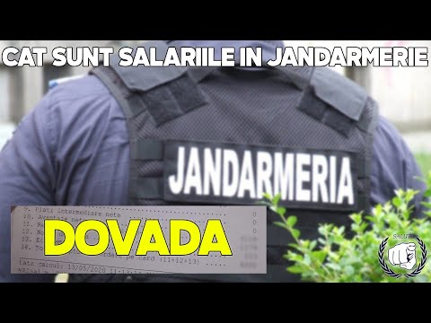 Cât este SALARIUL unui SEF DIN JANDARMERIA ROMANA? *inclusiv alți jandarmi ofițeri și subofițeri*