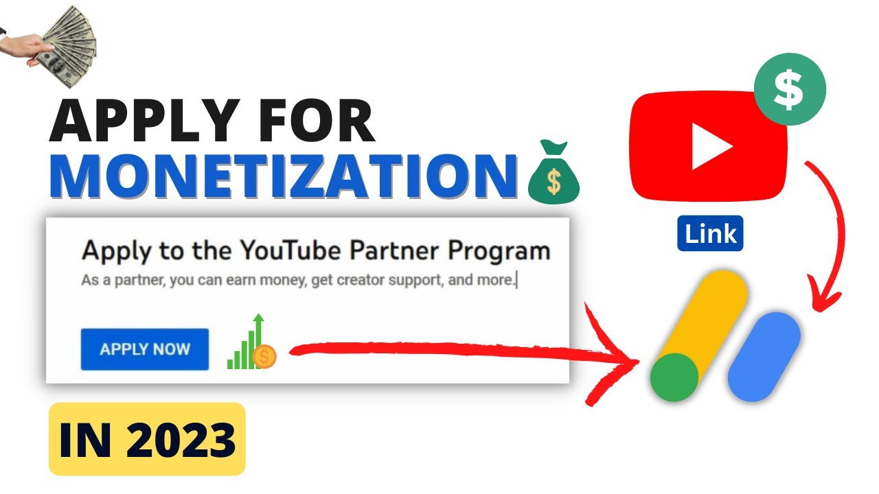 How to Apply for YouTube Monetization and Link AdSense Account in 2023 ...