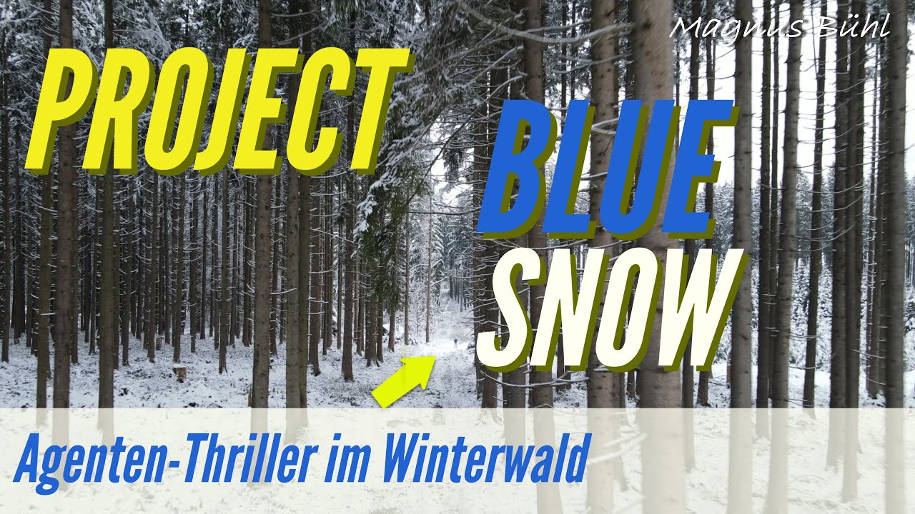 Agententhriller im Winterwald - Projekt Blue-Snow - wer ist der Mann in der blauen Jacke?