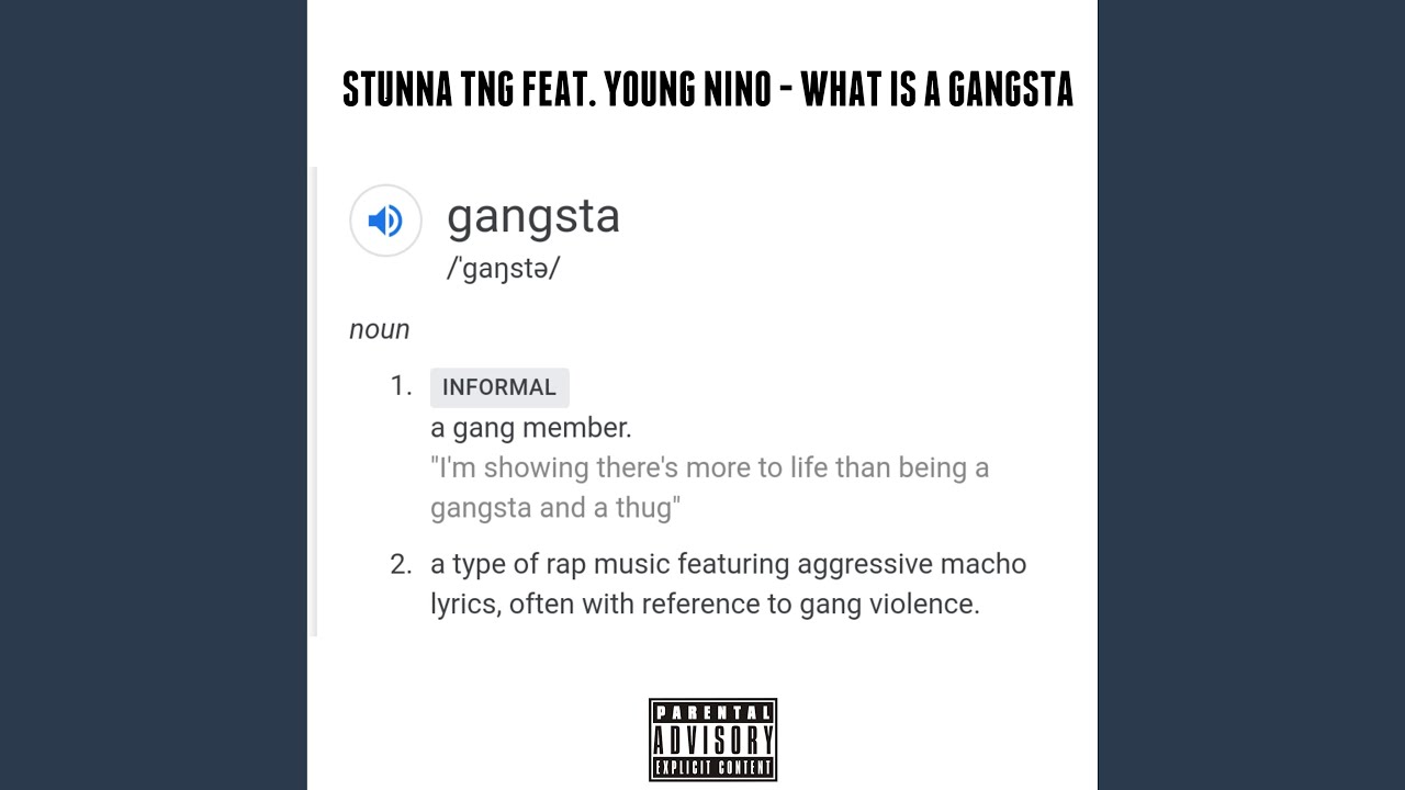 What Is a Gangsta (feat. Young Nino) - YouTube