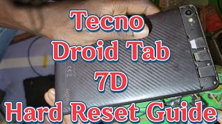 2025; All Tecno Tablet Hard Reset / TECNO DroidPad 7d Factory reset || tecno P701 Factory Format  screenshot 1