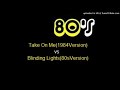 Take On Me(1984Version) Vs Blinding Lights(80sVersion)