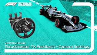 F1 2019: THRUSTMASTER TX FORCE FEEDBACK + CAMERA SETTINGS