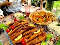 Шнитцель, картошка и салат,  вкусный и уютный ужин в кругу семьи!