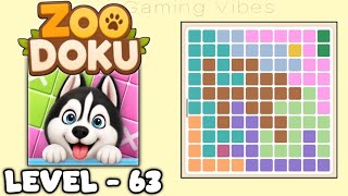Zoodoku Level 63 Walkthrough Solution