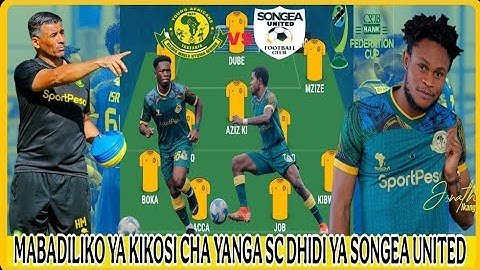 Kocha MILOUD HAMDI Ametangaza Mabadiliko Makubwa Ya Kikosi Cha YANGA SC Dhidi Ya SONGEA UNITED Crdb