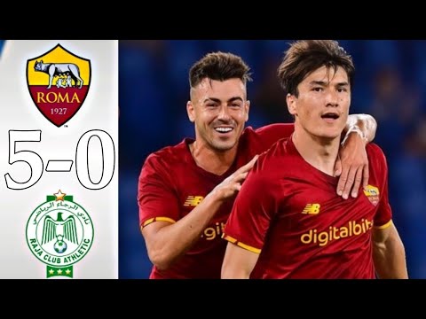 شاهد ملخص مبارة الرجاء البيضاوي ضد روما الإيطالي Rca Vs Ac Roma
