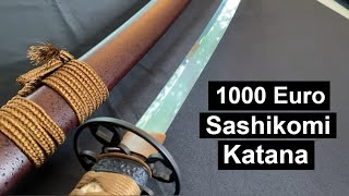 1000€ Sashikomi Katana von Samuraischwert.kaufen Unboxing & Test