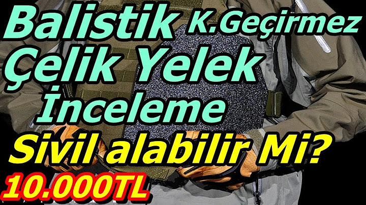 Kurşun Geçirmez Askeri Çelik Yelek İncelemesi