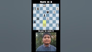 Mate in 2 Puzzle #chess #chesspuzzleseries #puzzle #chesspuzzle #chesstactics #chessstrategy