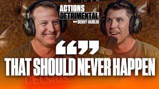Michael McDowell joins Denny Hamlin For A Chat After Winning At Indianapolis | Actions Detrimental