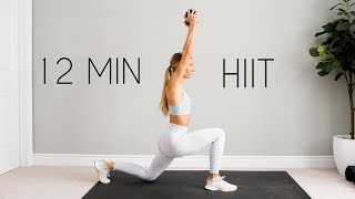 FULL BODY FAT BURNING HIIT (12 Min At Home Workout)
